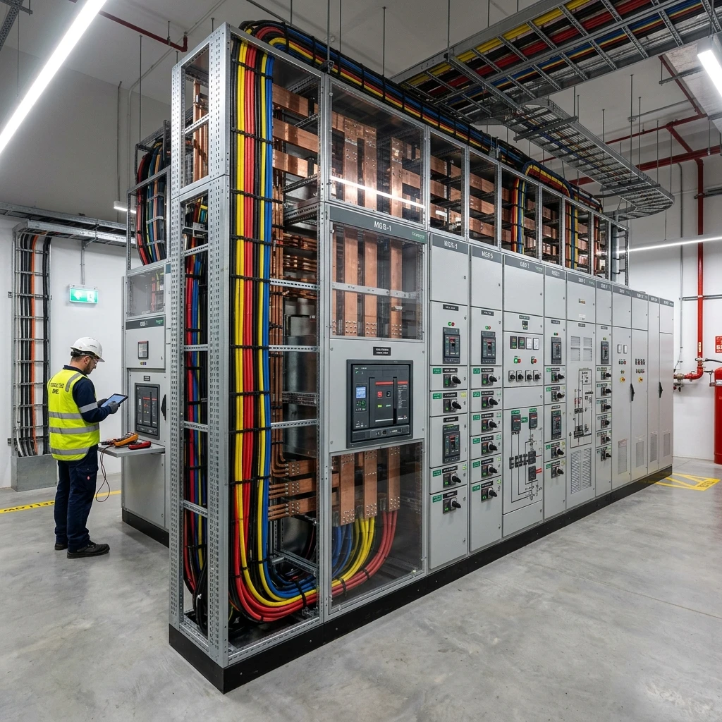 Representative visual of Electrical power distribution infrastructure