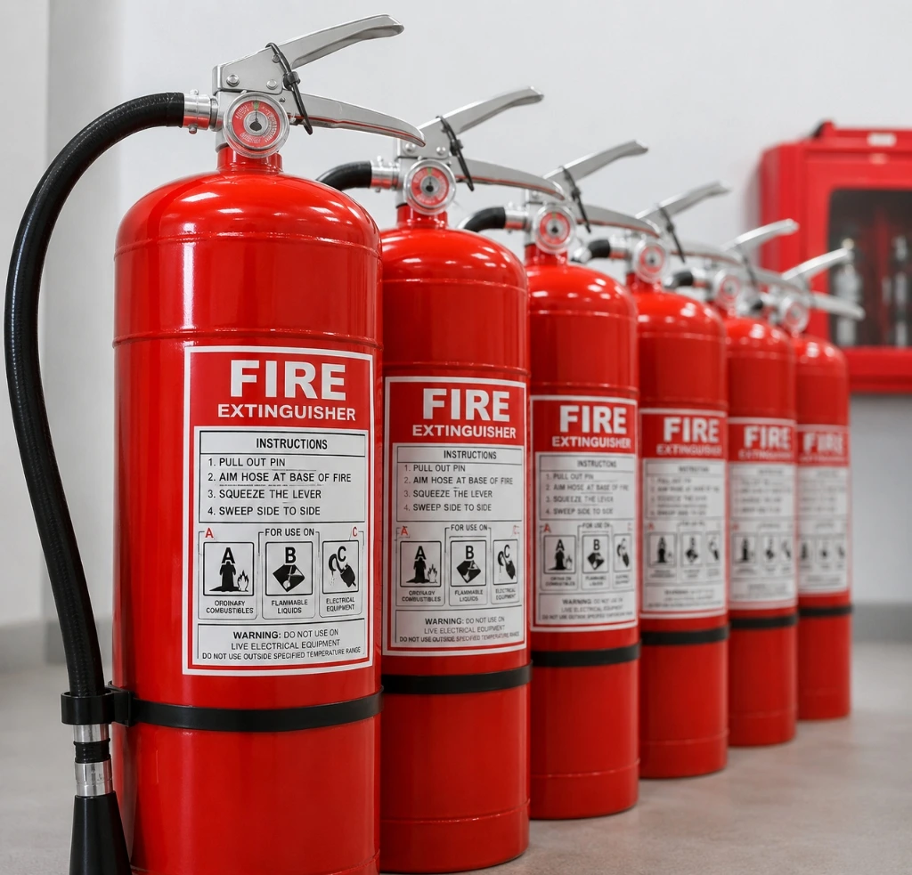 Portable Fire Extinguishers Line